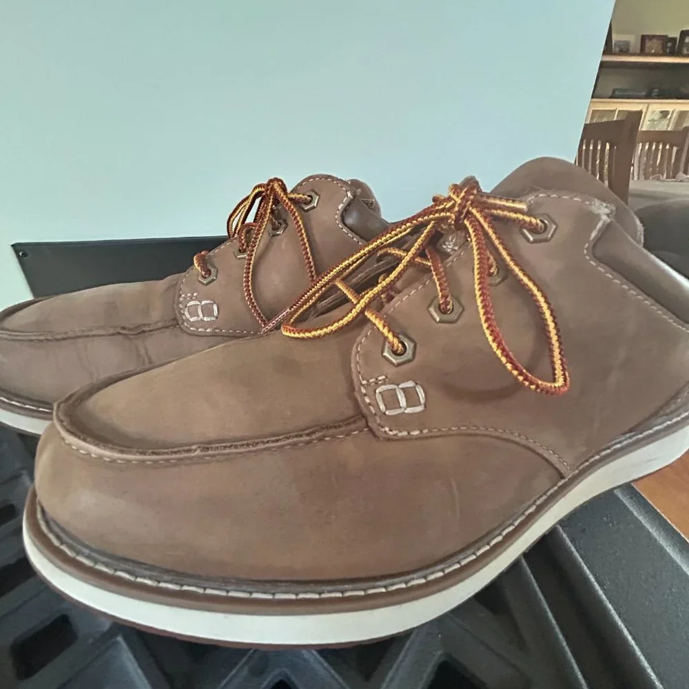 LL Bean Stonington moc toe shoes size 11 wide - Picture 2 of 6